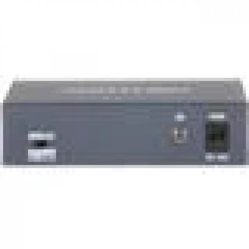 Hikvision DS-3E0105P-E/M(B) tīkla komutators L2 Fast Ethernet (10/100) Power over Ethernet (PoE) pelēks