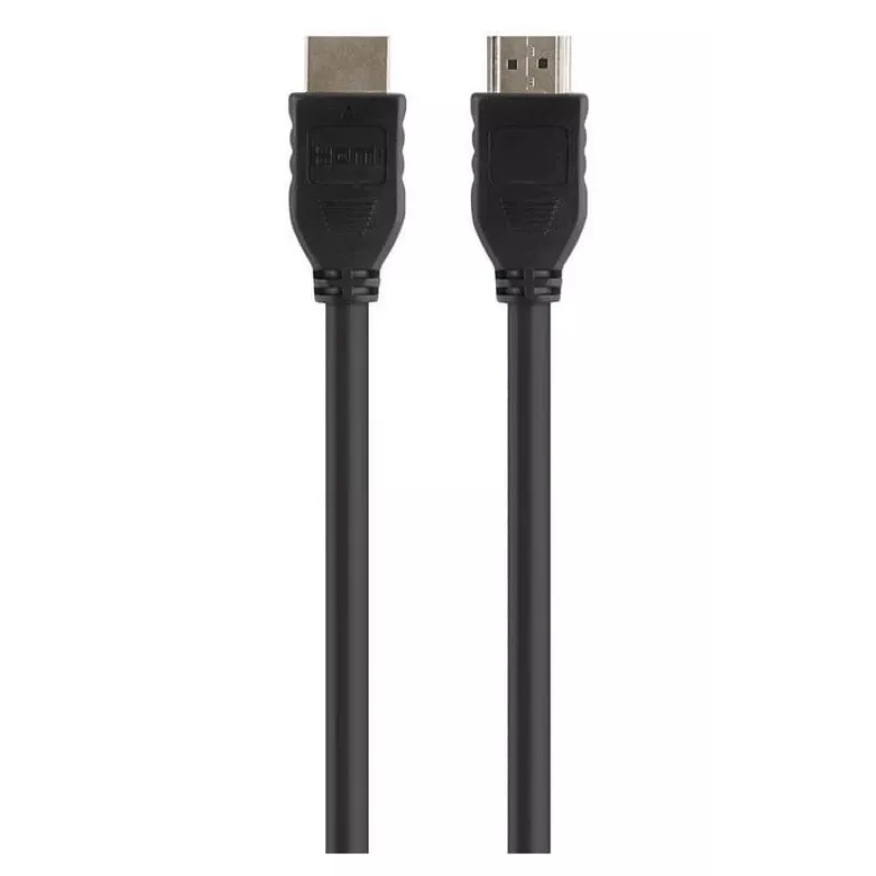 Belkin Standard - HDMI kabelis - HDMI (M) uz HDMI (M) - 3 m - dubultā izolācija - melns - 4K atbalsts