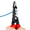 Knipex 13 72 200 ME kabeļu noņēmējs melns, zils, sarkans, nerūsējošais tērauds