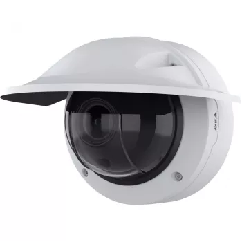IP drošības kamera AXIS Q3546-LVE — kupola, iekštelpām un āra lietošanai, 2688×1512, 1/1.8 collu CMOS, 4.7–10 mm, 2.2× optiskais tālummaiņas objektīvs, 360° rotācija