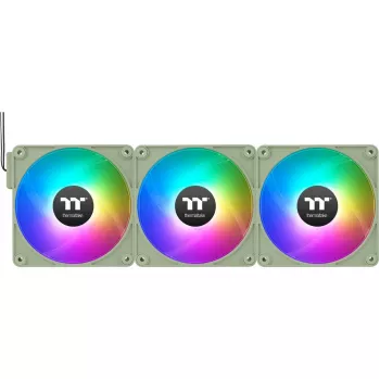 Thermaltake CT120 EX Reverse ARGB Sync 120mm 3-Pack korpusa ventilatori - Matcha zaļā