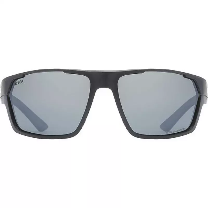 Polarizētas saulesbrilles Uvex Sportstyle 233 P - melna matēta/litemirror sudraba