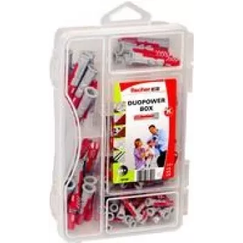 Fischer DUOPOWER-Box mini sienas dībelis 553109 85 gab. (553109)