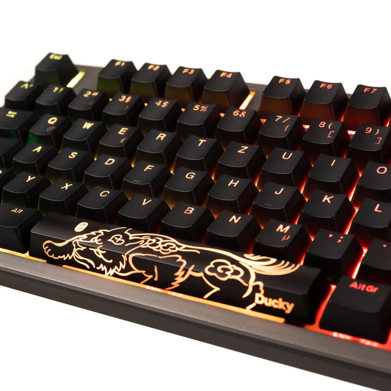 Ducky Shine 7 tastatūra, spēlēm, USB, pelēka