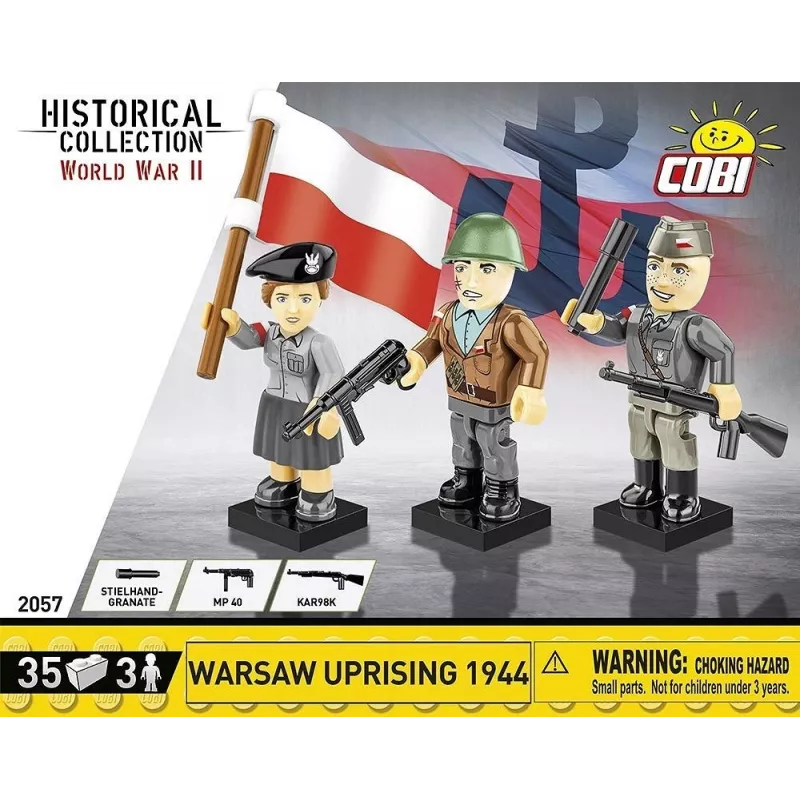 Vēsturiskā kolekcija Otrais pasaules karš /2057/ VARŠAVAS SACELŠANĀS 1944 3Figūras/35Bloki