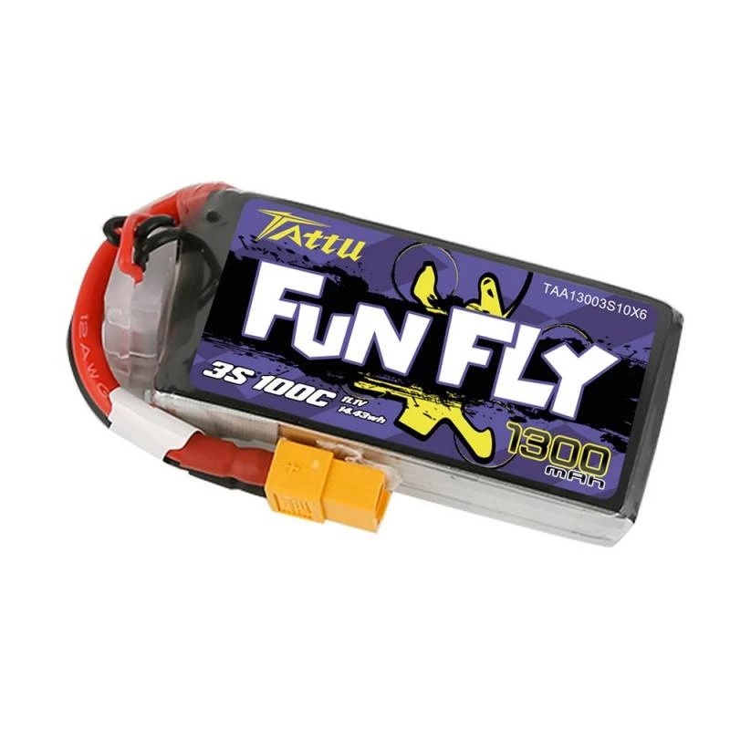 Akumulators Tattu Funfly 1300mAh 11,1V 100C 3S1P