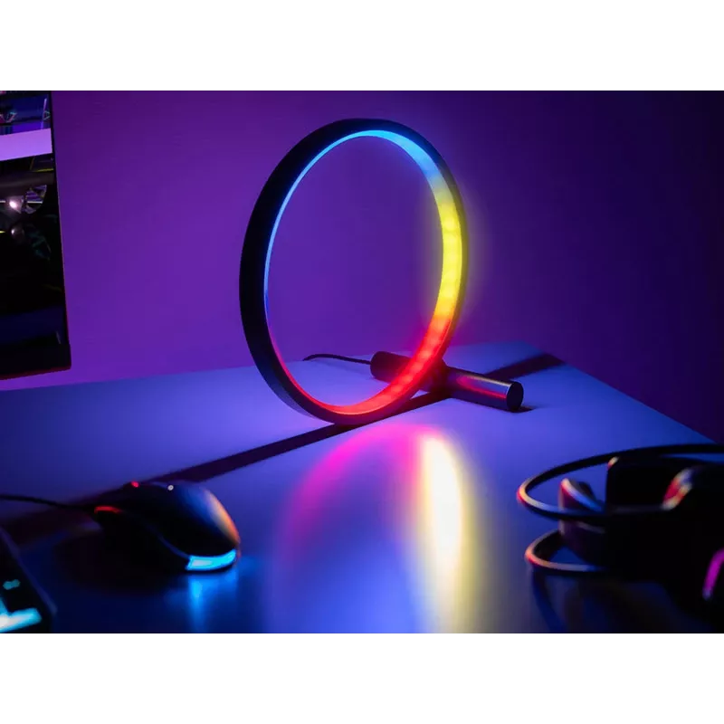 Galda lampa TRACER Ambience Smart Circle LED RGB — dekoratīva viedā LED aplis