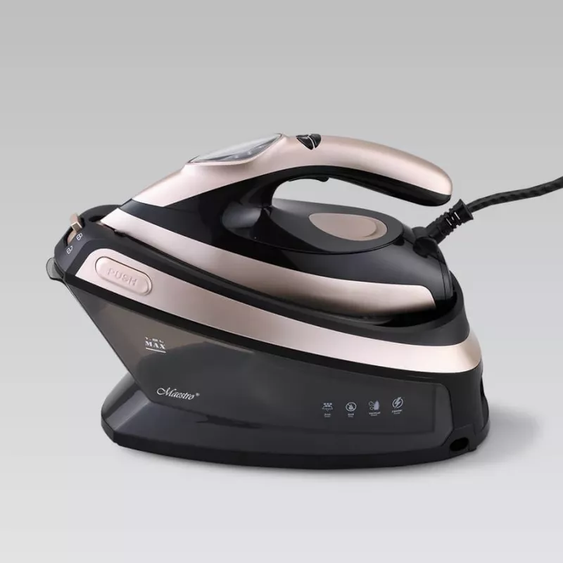 Maestro MR-320C tvaika gludināšanas stacija 2400 W 1,5 L Keramikas zole Melna, Pink gold