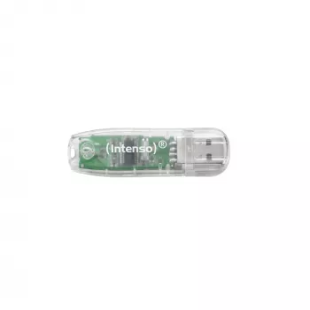 MEMORY DRIVE FLASH USB2 32GB/TRANSPARENT 3502480 INTENSO