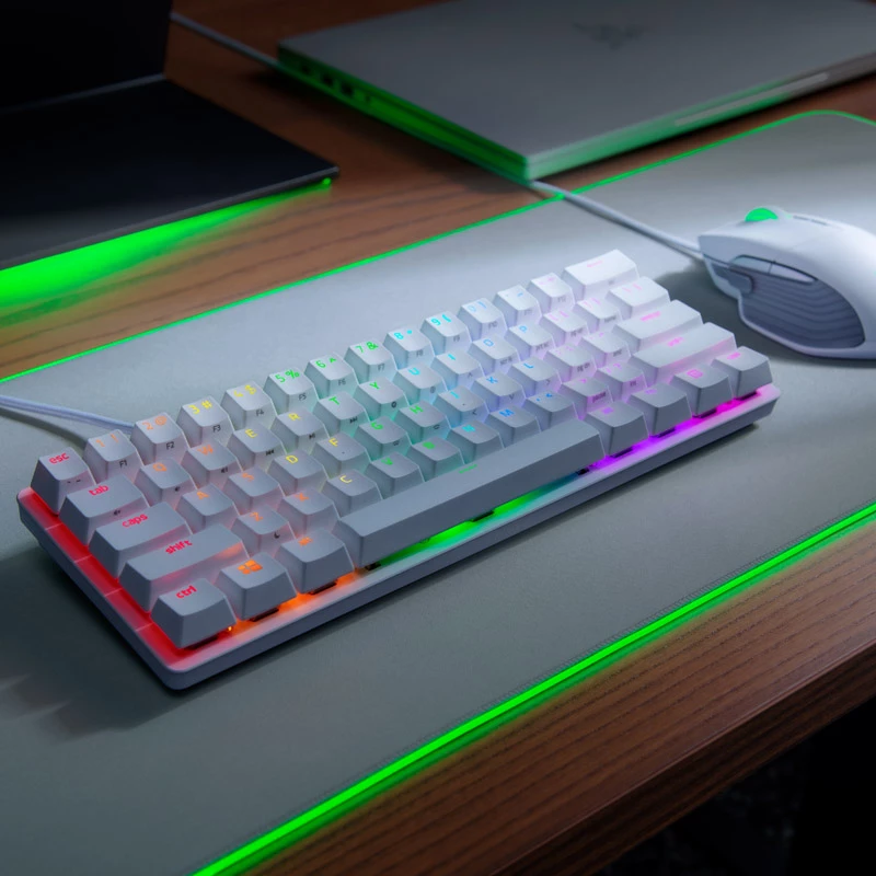Razer Huntsman Mini tastatūra spēlēm USB QWERTY angļu balta