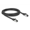 Tīkla kabelis DeLOCK 80572 RJ-45 Cat8.1 2 m Melns