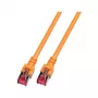 EFB-Elektronik RJ45 komutācijas kabelis Cat.6 S/FTP LSZH oranžs 3m Ražotājs: EFB Elektronik (K5516.3)