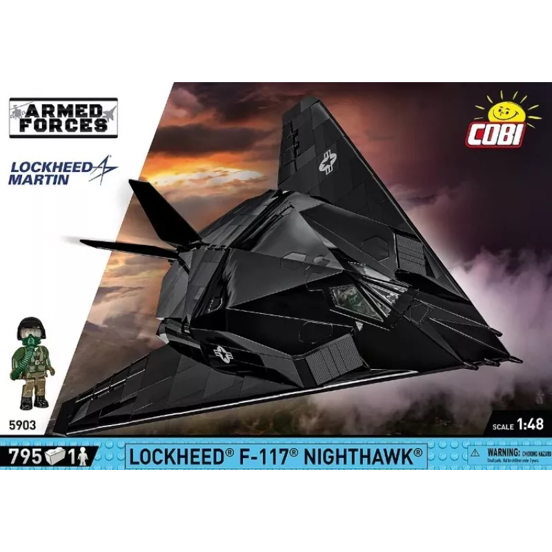 Lockheed F-117 Nighthawk Modeļa Komplekts (1:48 Mērogs)