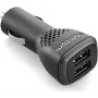 TomTom ātrās uzlādes dubultlādētājs - automašīnas barošanas avots - 2,4 A - 2 izejas porti (USB) - GO 5200, 620, 6200, GO Professional 520, 620, 62XX, RIDER 410, 42, 450, 500, 550, VIA 53