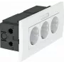OBO Bettermann kontaktligzdu bloks SDE-RW D0RT3B Module 45 3-vietīgs 84x185x59mm (6119435)