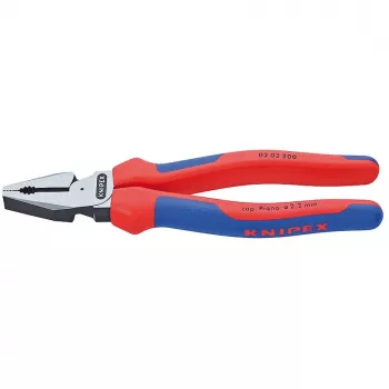 KNIPEX 02 02 200 - Pārbaudes knaibles - Tērauds - Plastmasa - Zils/sarkans - 20 cm - 342 g