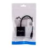 VGA (D-Sub) uz Mini DisplayPort adaptera kabelis LANBERG AD-0006-BK, 0,2 m, DisplayPort 1.2, 1920×1200@60Hz, sieviešu MiniDP, melns