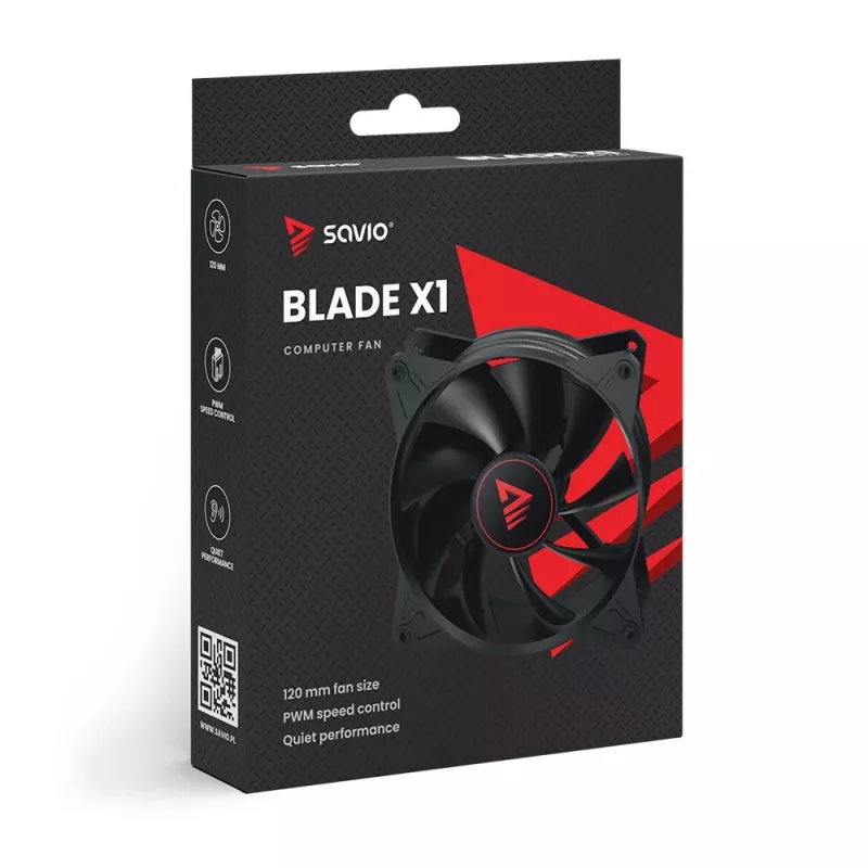 SAVIO SAVGBLADE 120mm PWM korpusa ventilators