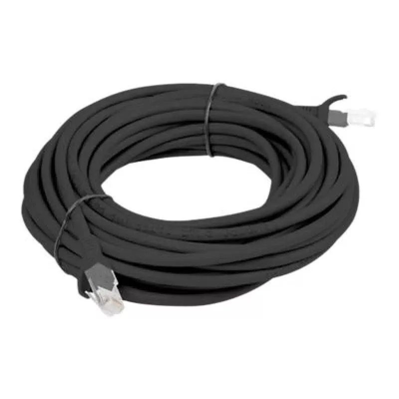 LANBERG tīkla kabelis Cat6 U/UTP RJ-45 uz RJ-45, 5 m, melns, CCA vadi, 250 MHz, 26 AWG