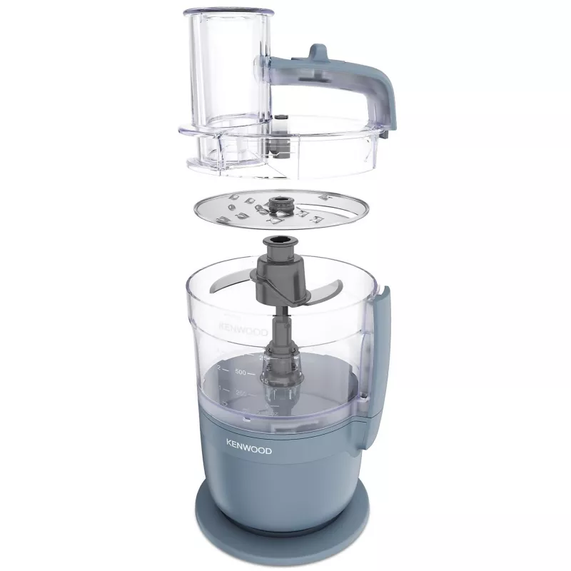 Virtuves kombains Kenwood FDP23.140GY MultiPro Go — kompakts portatīvs smalcinātājs, pelēks