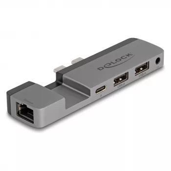 Dokstacija DeLOCK 87757 Thunderbolt 4 5K 100W PD 10Gbps LAN Audio