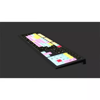 Logickeyboard ASTRA 2 tastatūra USB AZERTY angļu melna pilna izmēra 104 taustiņi
