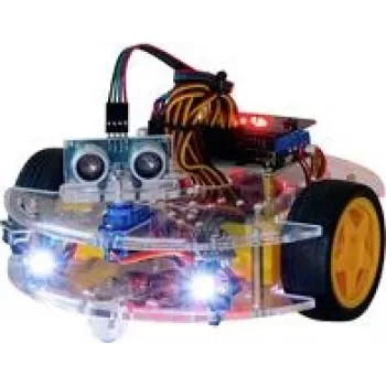 Joy-it Robot Micro:Bit JoyCar Ready-Built Device MB-Joy-Car-set4 (MB-Joy-Car-set4)