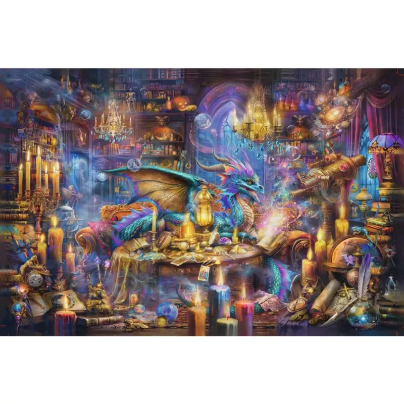 Puzle Ravensburger 3000 gab. — Pūķa bibliotēka, 3000 gab., zīmols Ravensburger