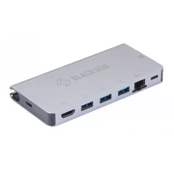 Melns Box USB-C dokstacija - Displayport komplekts