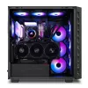 Sharkoon REBEL C80G RGB Midi Tower Melns