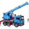 Celtņa kravas automašīna BRUDER MAN TGS Kran-LKW zila ABS 03771