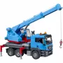 Celtņa kravas automašīna BRUDER MAN TGS Kran-LKW zila ABS 03771