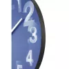 NeXtime pulkstenis 3077bl 3D, Ø39,5 cm, sienas, zils/balts