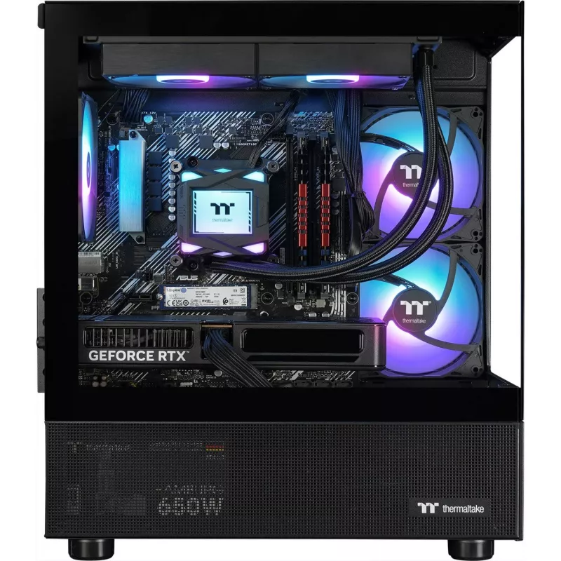 FTW V170A 5060Ti Melns, spēļu dators melns/caurspīdīgs, Windows 11 Home