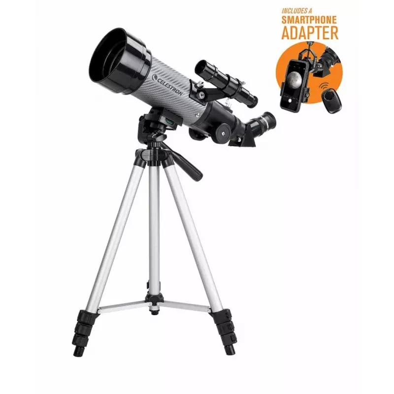 Celestron Travelscope 70 DX refraktors Melns, pelēka