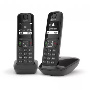 Gigaset AS690 Duo melns iekšt.
