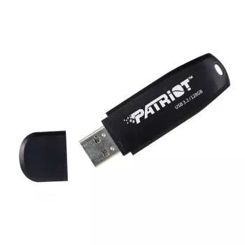 Patriot Xporter Core USB zibatmiņa 128GB USB 3.2 Gen 1 80MB/s (PSF128GXRB3U) Melna