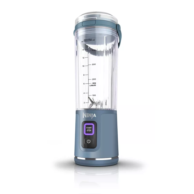 Sporta blenderis Ninja Blast BC151EUNV — 0,53 L bļoda, 14,4 W, ar akumulatoru, zils