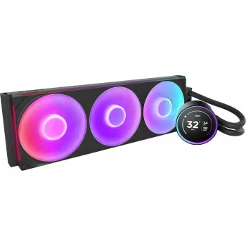 Kraken Elite 420 RGB 420 mm, šķidruma dzesēšana melna