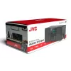 Interneta radio JVC RA-E981B — straumēšana, izmantojot Wi‑Fi un Bluetooth, DAB+, FM, 2x5W, 40 atmiņas vietas, USB, AUX, LCD displejs