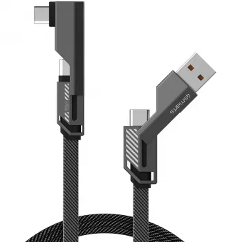 USB kabelis 4smarts 541457 1,5 m USB A USB C grafīts