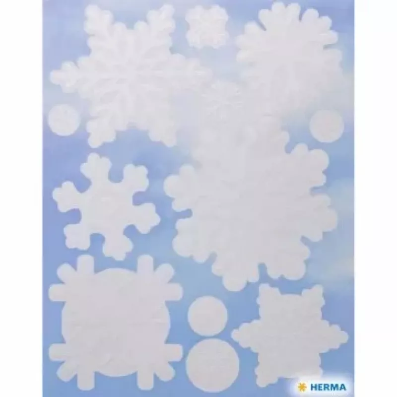 Logu rotājums Herma A4 Snowflake 15757 – A4 apdrukājama sniegpārsliņu lapa logu noformējumam
