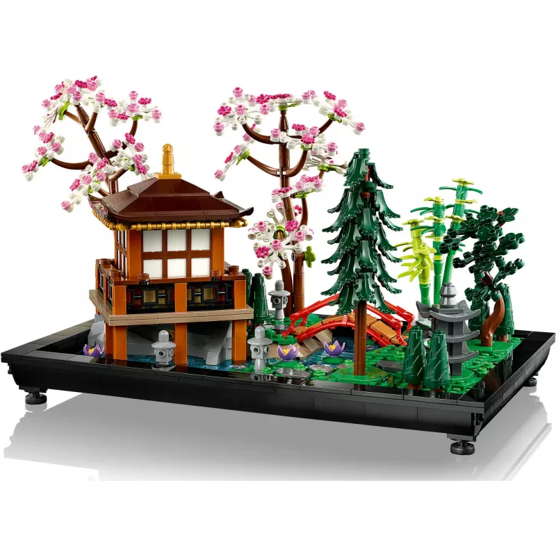 LEGO būvkonstruktors ICONS 10315 Zen dārzs, 1363 detaļas, 18+, izmēri 210×320×200 mm, svars 4,19 kg