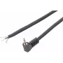3,5 mm taisnleņķa mono savienotājs Voltcraft XL-AC35DG – 3,5 mm mono taisnleņķa spraudnis, melns