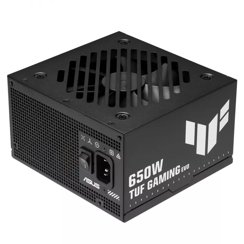 Barošanas bloks ASUS TUF GAMING 650B EVO — 650 W, 20+4 pin ATX, 80 PLUS Bronze, melns