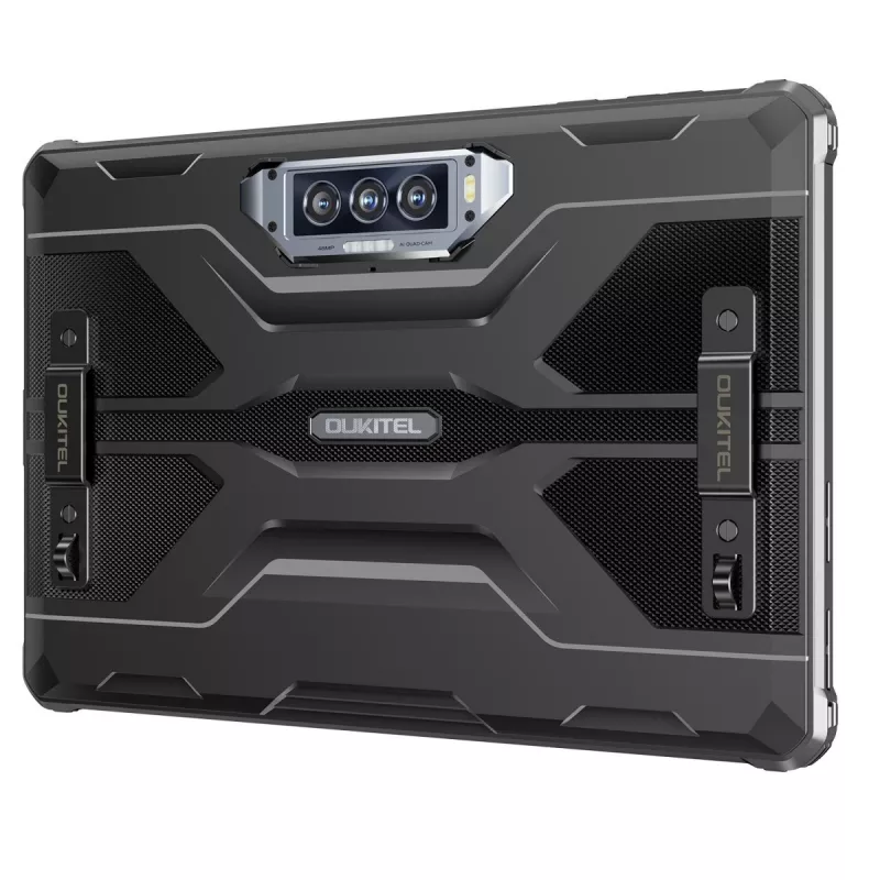 Oukitel RT8 6/256GB Melns izturīgs planšetdators ar 20000 mAh akumulatoru bez lādētāja
