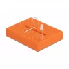 Breadboard DELOCK 18319, plastmasas prototipēšanas plate, oranža, 36×46×10 mm