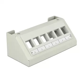 Plākstera panelis DeLOCK 86218 pelēks 65mm x 49mm x 130mm
