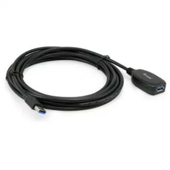 Equip 133346 USB kabelis USB 3.2 Gen 1 (3.1 Gen 1) 5 m USB A Melns