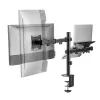 Monitora sienas stiprinājums SBOX LCD-LM01-2 13–27 collu ekrāniem, maks. slodze 12 kg, VESA 100x100